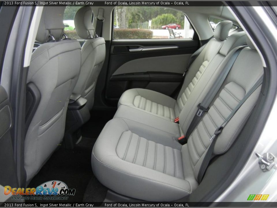 Rear Seat of 2013 Ford Fusion S Photo #6