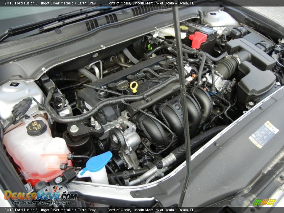 2013 Ford Fusion S 2.5 Liter DOHC 16-Valve iVCT Duratec 4 Cylinder Engine Photo #11