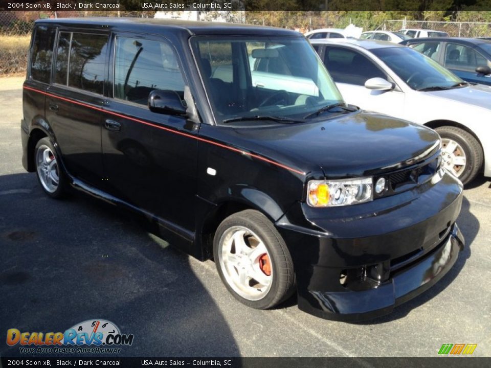 2004 Scion xB Black / Dark Charcoal Photo #3