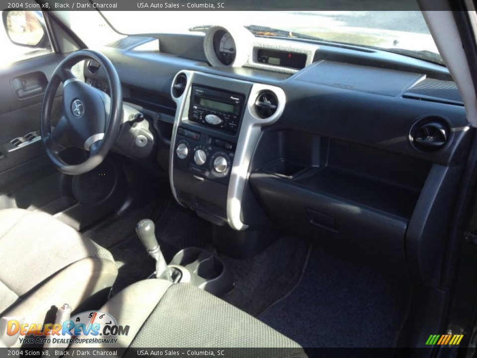 2004 Scion xB Black / Dark Charcoal Photo #5