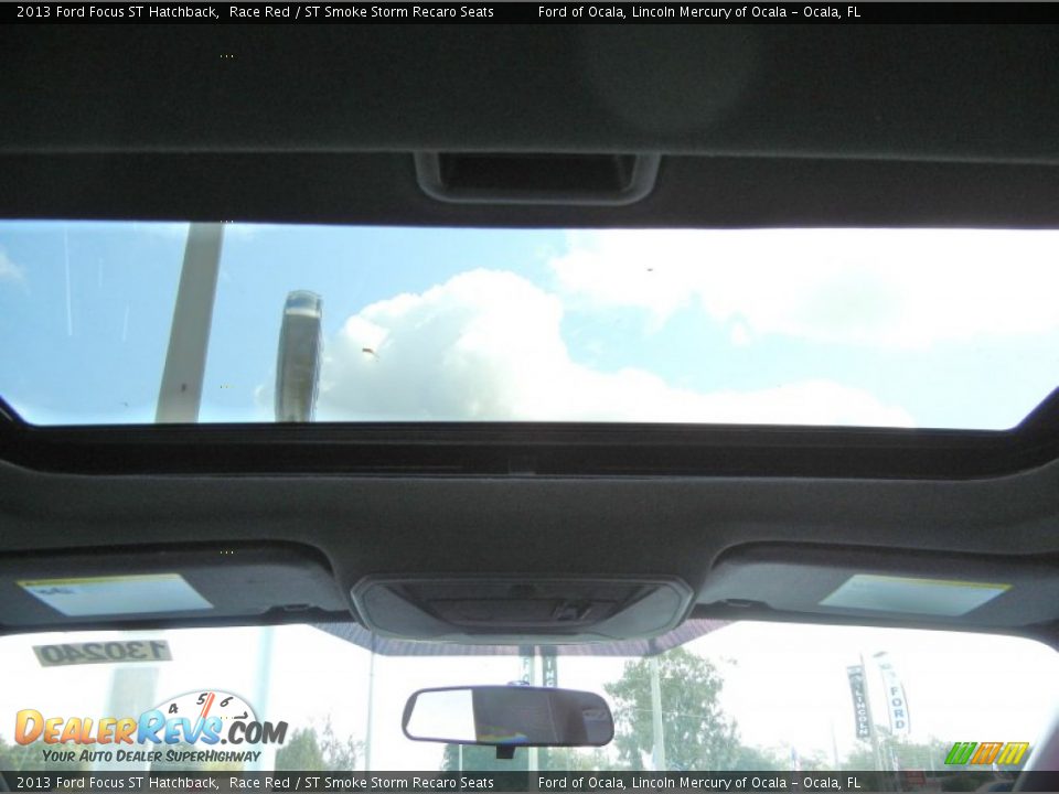 2013 Ford Focus ST Hatchback Race Red / ST Smoke Storm Recaro Seats Photo #8