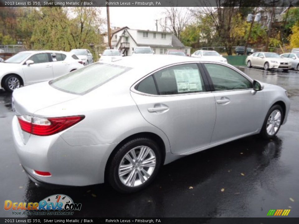 2013 Lexus ES 350 Silver Lining Metallic / Black Photo #4