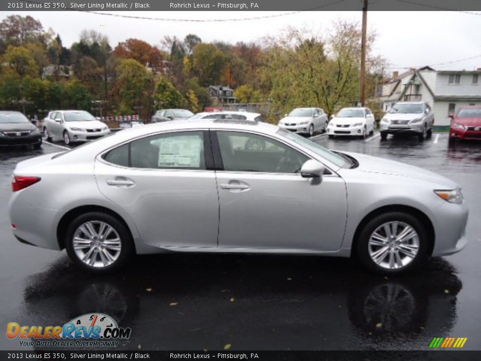 2013 Lexus ES 350 Silver Lining Metallic / Black Photo #5