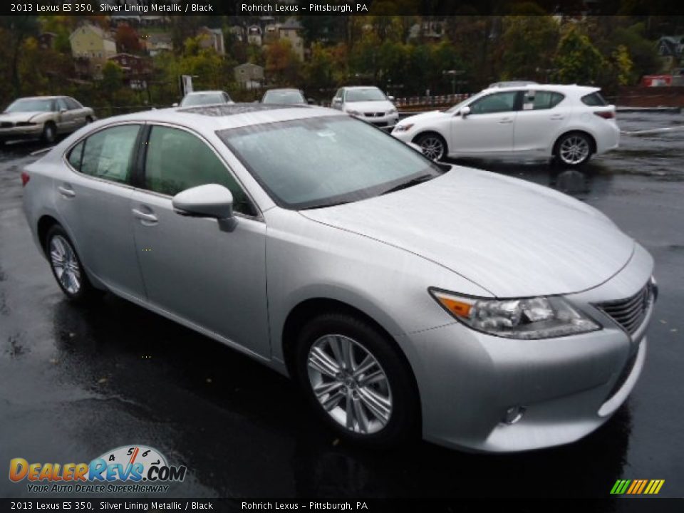 2013 Lexus ES 350 Silver Lining Metallic / Black Photo #6