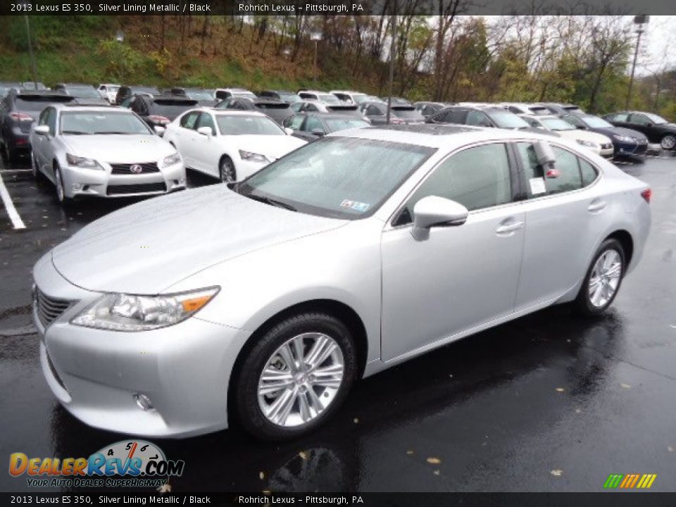 2013 Lexus ES 350 Silver Lining Metallic / Black Photo #8