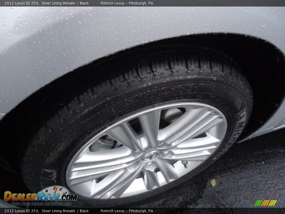 2013 Lexus ES 350 Silver Lining Metallic / Black Photo #9