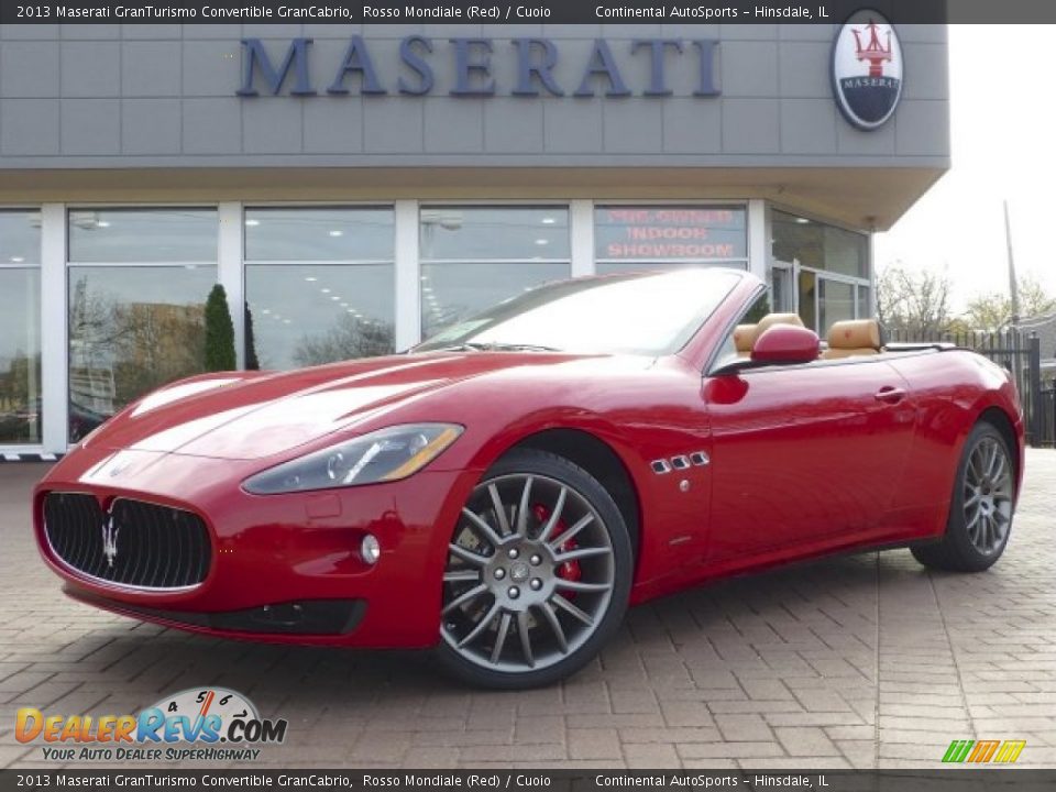 Front 3/4 View of 2013 Maserati GranTurismo Convertible GranCabrio Photo #1