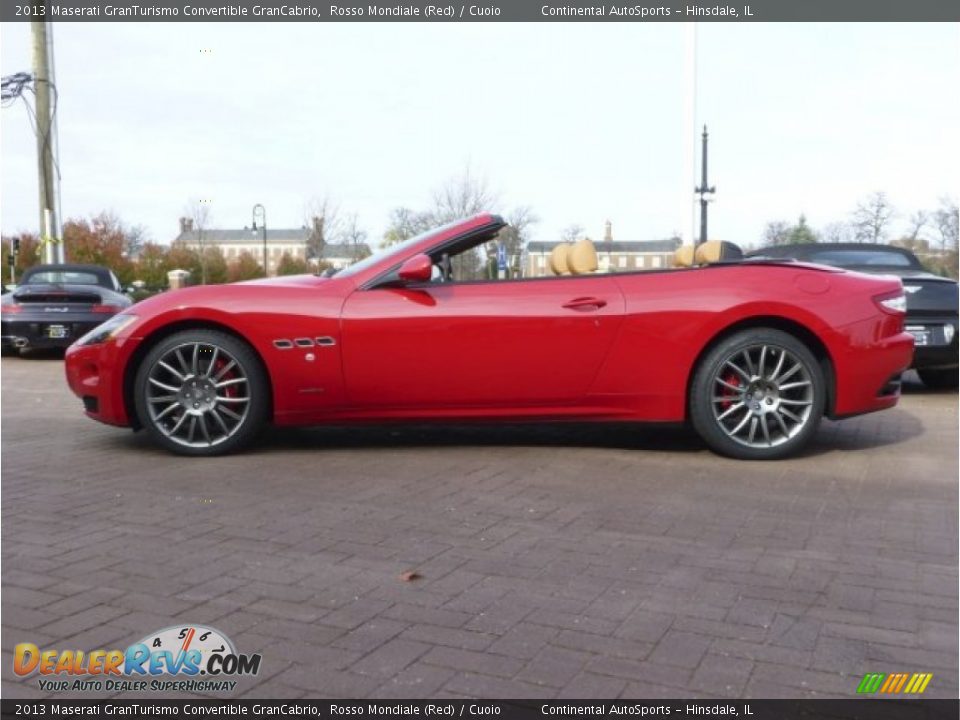 Rosso Mondiale (Red) 2013 Maserati GranTurismo Convertible GranCabrio Photo #3