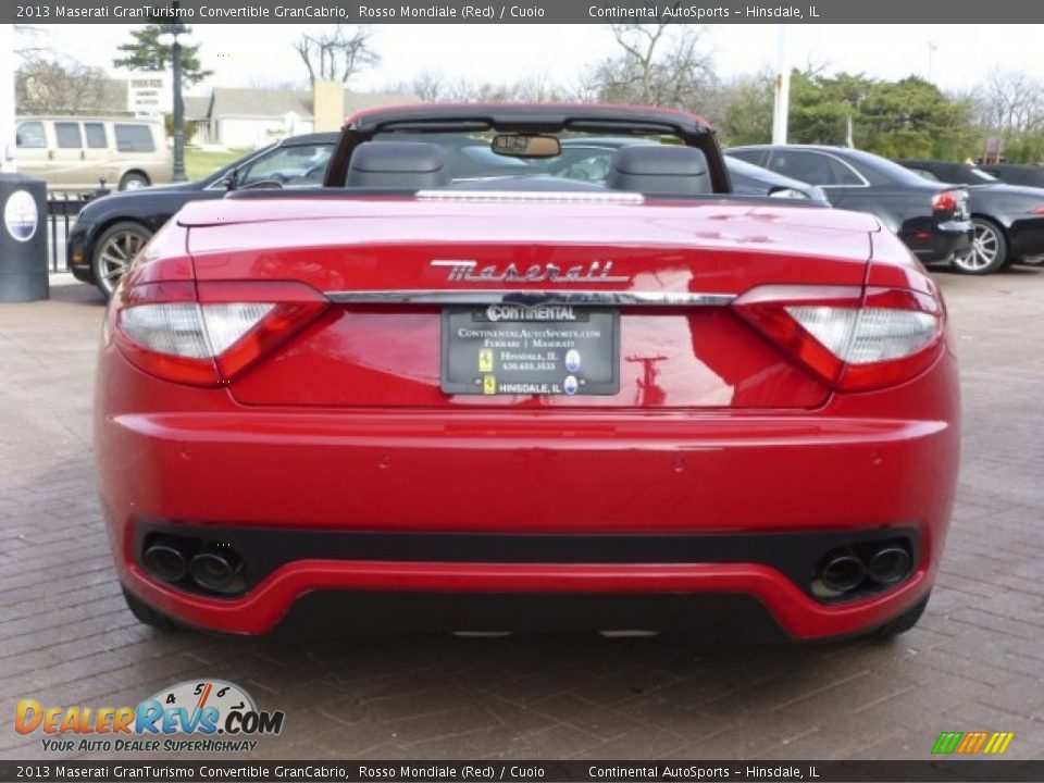 2013 Maserati GranTurismo Convertible GranCabrio Rosso Mondiale (Red) / Cuoio Photo #5