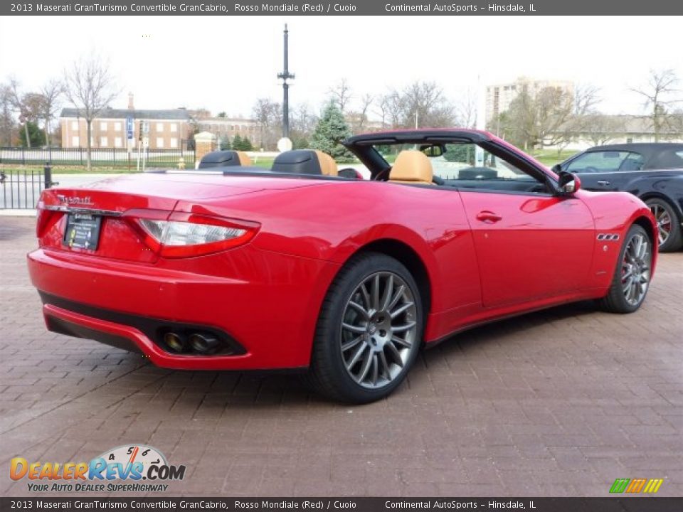 2013 Maserati GranTurismo Convertible GranCabrio Rosso Mondiale (Red) / Cuoio Photo #7