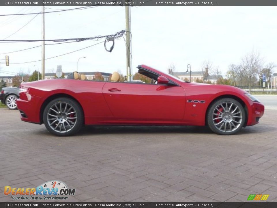 2013 Maserati GranTurismo Convertible GranCabrio Rosso Mondiale (Red) / Cuoio Photo #8