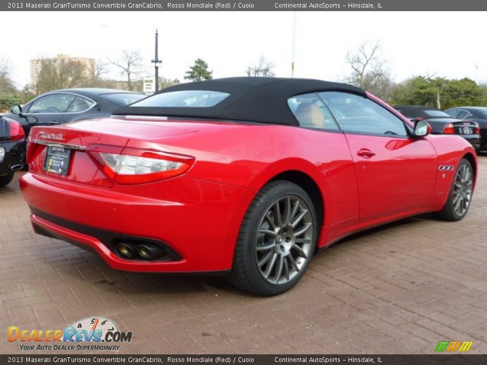 2013 Maserati GranTurismo Convertible GranCabrio Rosso Mondiale (Red) / Cuoio Photo #11