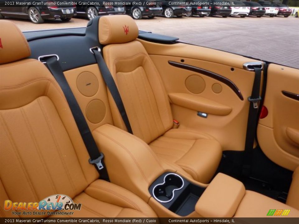 Rear Seat of 2013 Maserati GranTurismo Convertible GranCabrio Photo #29