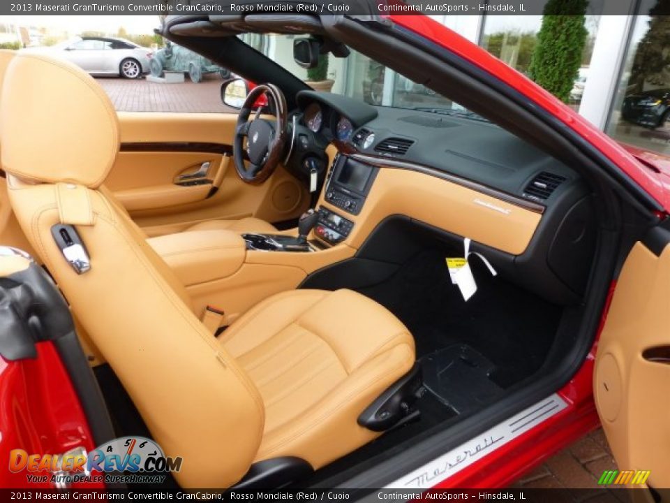 2013 Maserati GranTurismo Convertible GranCabrio Rosso Mondiale (Red) / Cuoio Photo #31
