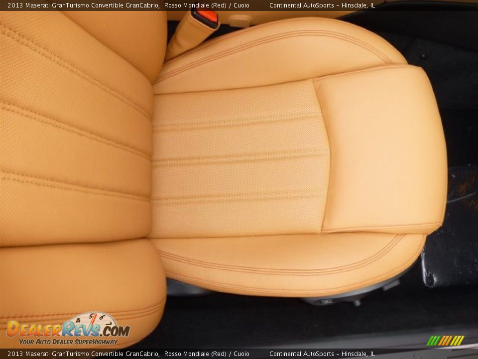 2013 Maserati GranTurismo Convertible GranCabrio Rosso Mondiale (Red) / Cuoio Photo #34