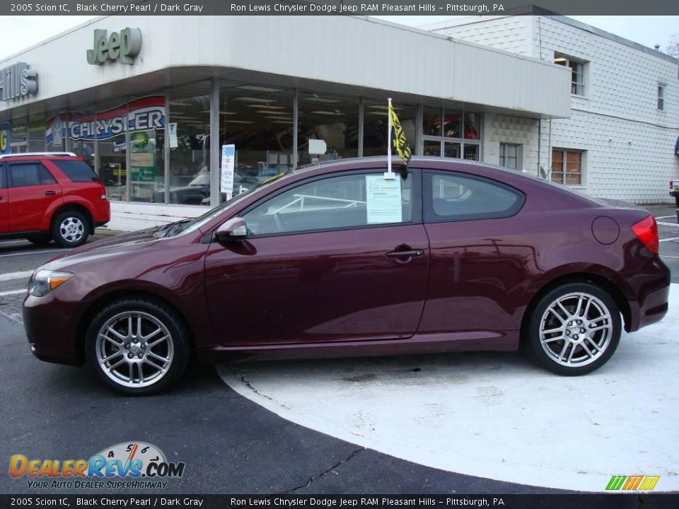 2005 Scion tC Black Cherry Pearl / Dark Gray Photo #1