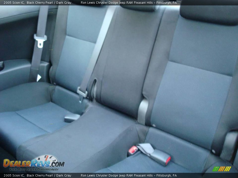 2005 Scion tC Black Cherry Pearl / Dark Gray Photo #17