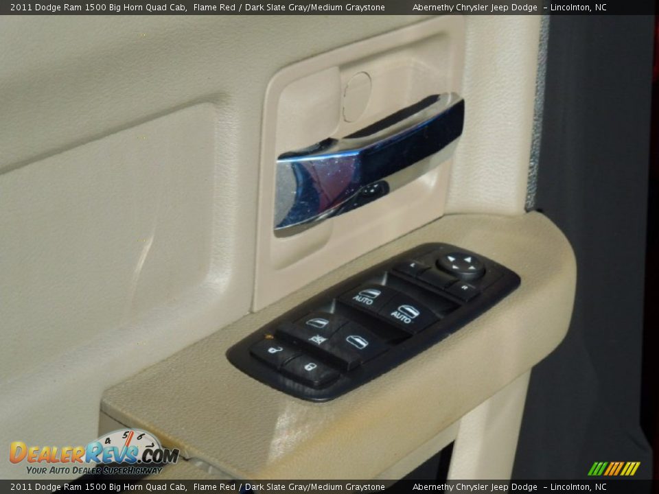 2011 Dodge Ram 1500 Big Horn Quad Cab Flame Red / Dark Slate Gray/Medium Graystone Photo #11