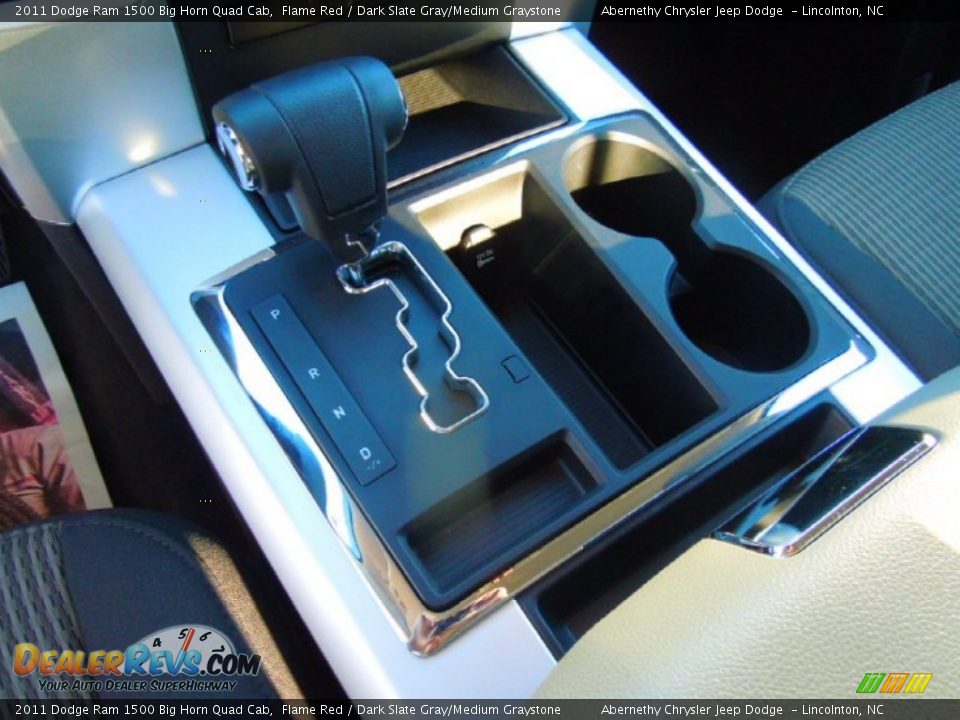 2011 Dodge Ram 1500 Big Horn Quad Cab Flame Red / Dark Slate Gray/Medium Graystone Photo #12