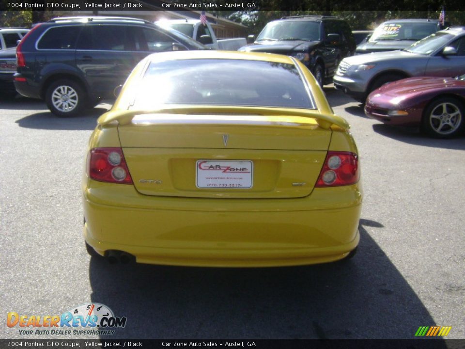2004 Pontiac GTO Coupe Yellow Jacket / Black Photo #4