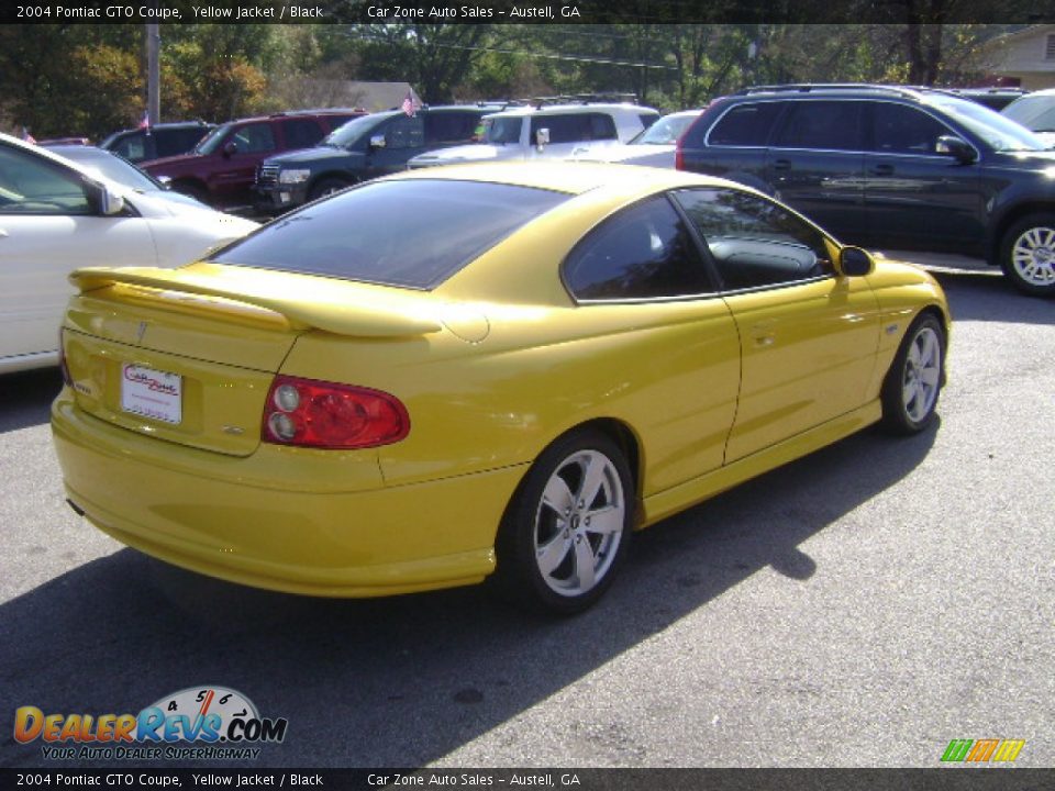 2004 Pontiac GTO Coupe Yellow Jacket / Black Photo #5