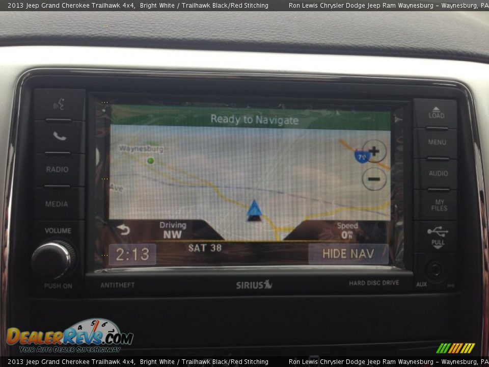 Navigation of 2013 Jeep Grand Cherokee Trailhawk 4x4 Photo #19