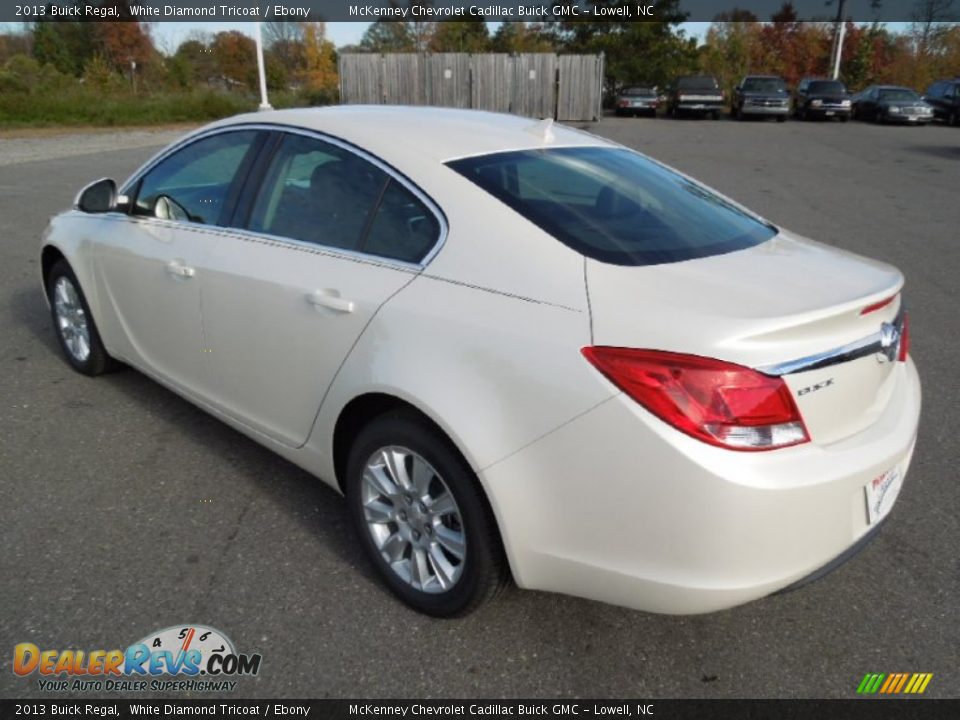 2013 Buick Regal White Diamond Tricoat / Ebony Photo #4