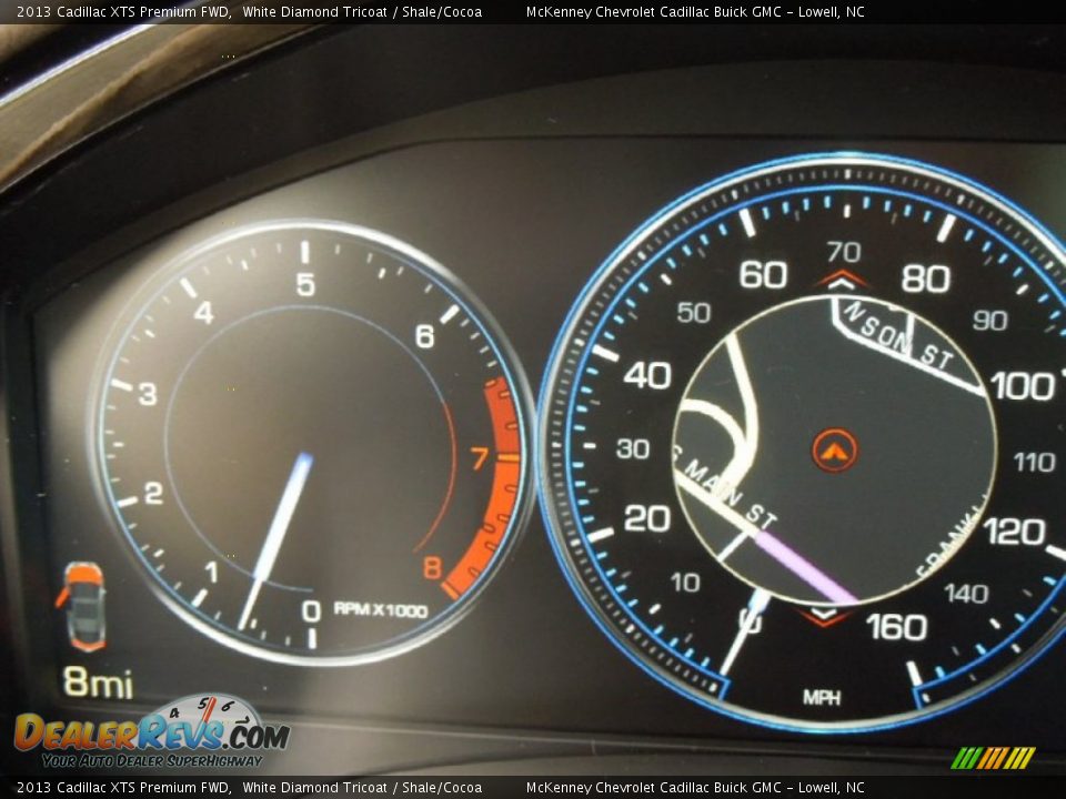 2013 Cadillac XTS Premium FWD White Diamond Tricoat / Shale/Cocoa Photo #18