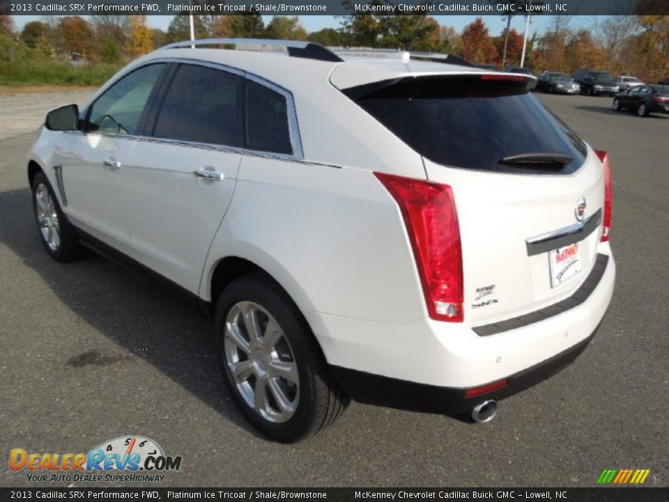 2013 Cadillac SRX Performance FWD Platinum Ice Tricoat / Shale/Brownstone Photo #4