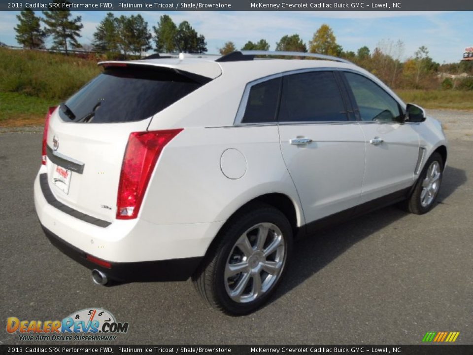2013 Cadillac SRX Performance FWD Platinum Ice Tricoat / Shale/Brownstone Photo #5
