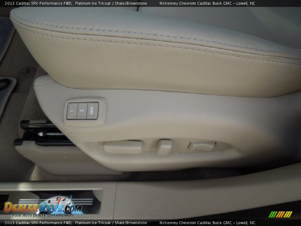 2013 Cadillac SRX Performance FWD Platinum Ice Tricoat / Shale/Brownstone Photo #10