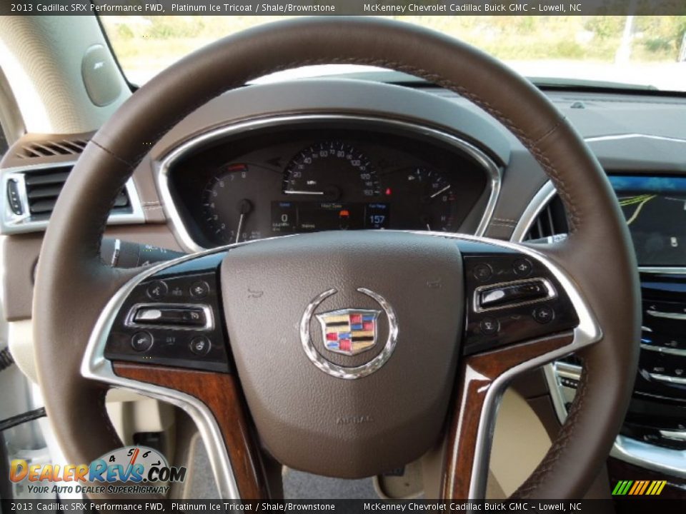 2013 Cadillac SRX Performance FWD Platinum Ice Tricoat / Shale/Brownstone Photo #17