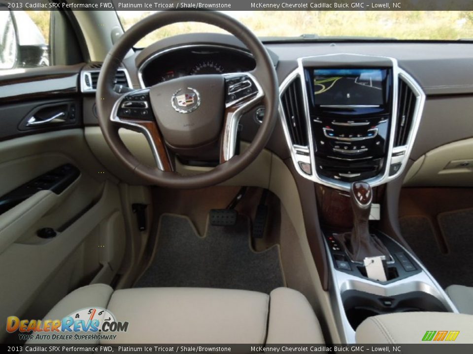 2013 Cadillac SRX Performance FWD Platinum Ice Tricoat / Shale/Brownstone Photo #22