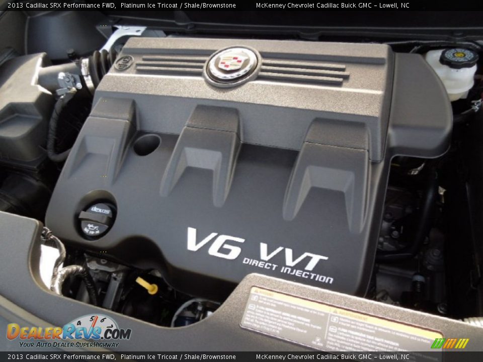 2013 Cadillac SRX Performance FWD Platinum Ice Tricoat / Shale/Brownstone Photo #30