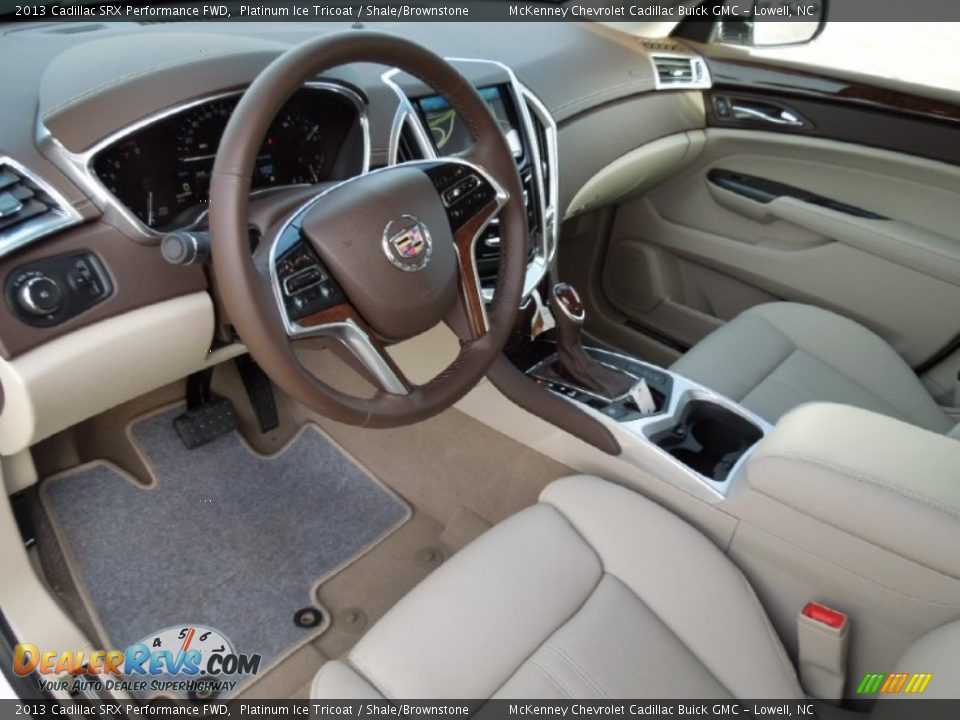 2013 Cadillac SRX Performance FWD Platinum Ice Tricoat / Shale/Brownstone Photo #31