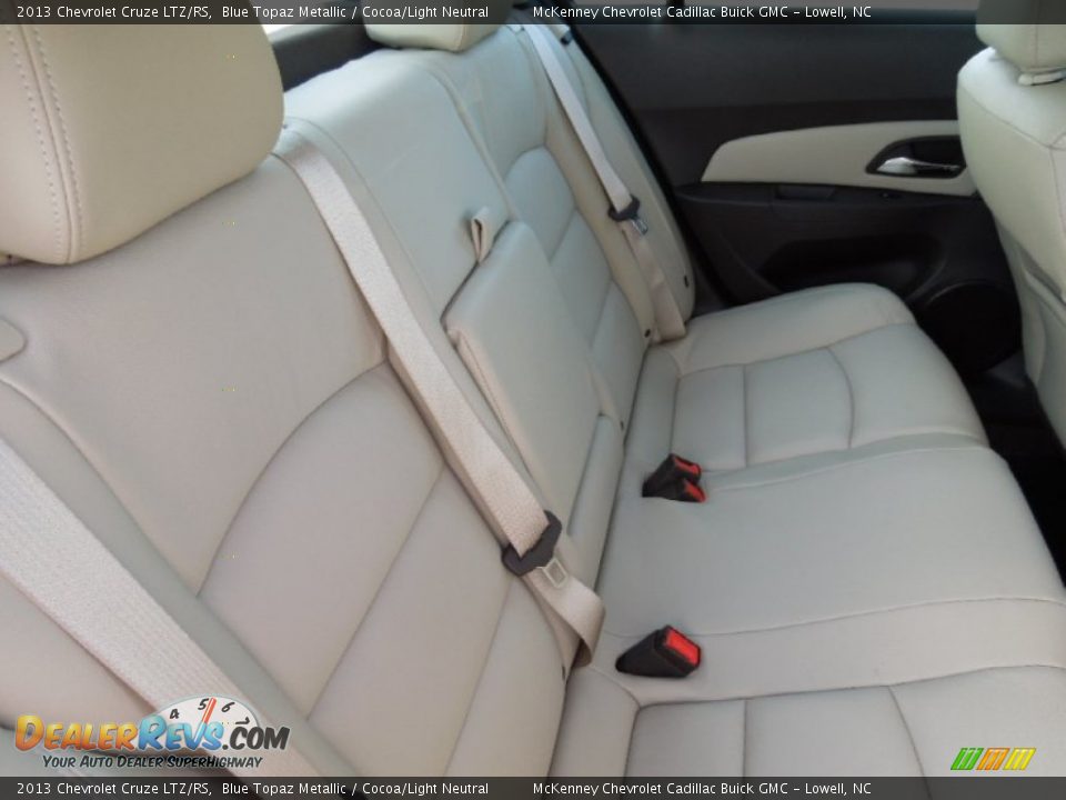 2013 Chevrolet Cruze LTZ/RS Blue Topaz Metallic / Cocoa/Light Neutral Photo #23