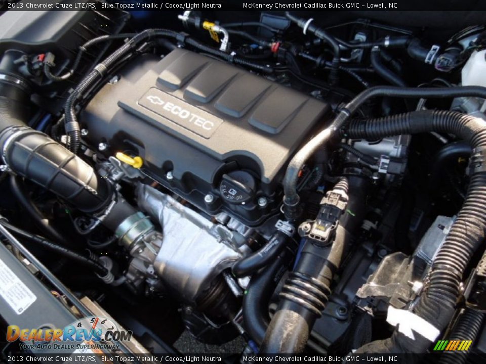 2013 Chevrolet Cruze LTZ/RS Blue Topaz Metallic / Cocoa/Light Neutral Photo #28