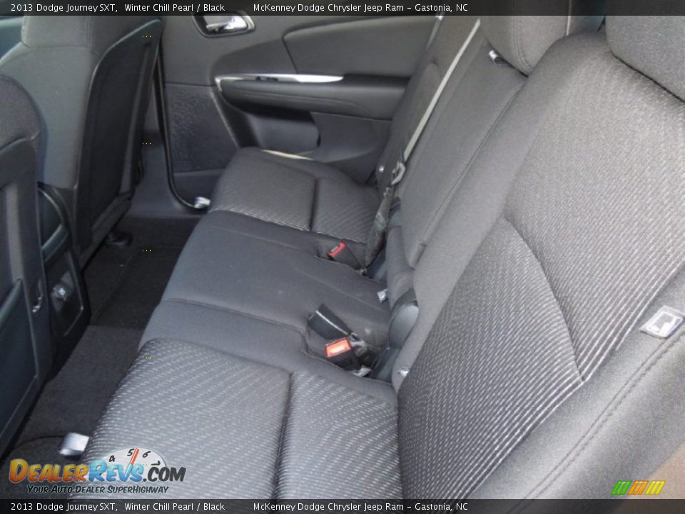 2013 Dodge Journey SXT Winter Chill Pearl / Black Photo #17