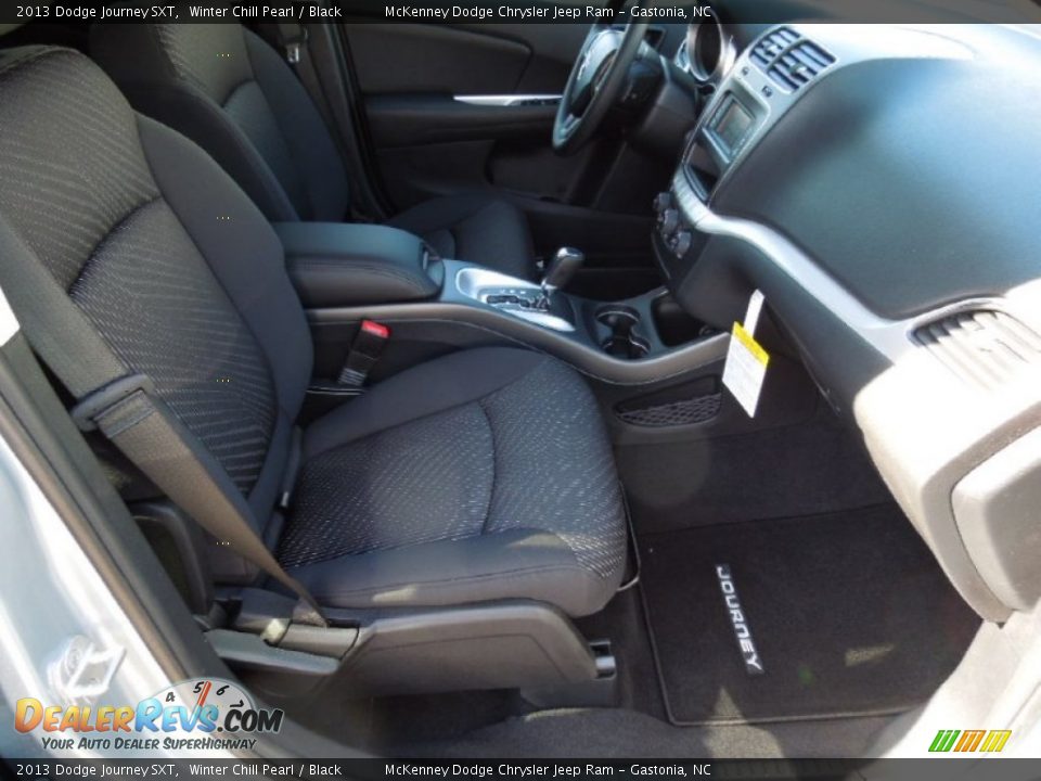 2013 Dodge Journey SXT Winter Chill Pearl / Black Photo #23