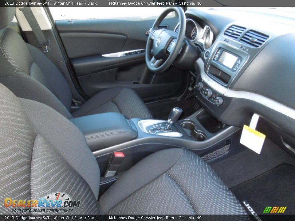 2013 Dodge Journey SXT Winter Chill Pearl / Black Photo #24