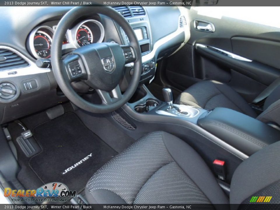 2013 Dodge Journey SXT Winter Chill Pearl / Black Photo #28