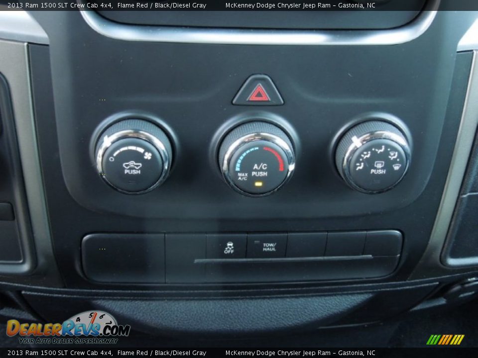 2013 Ram 1500 SLT Crew Cab 4x4 Flame Red / Black/Diesel Gray Photo #14