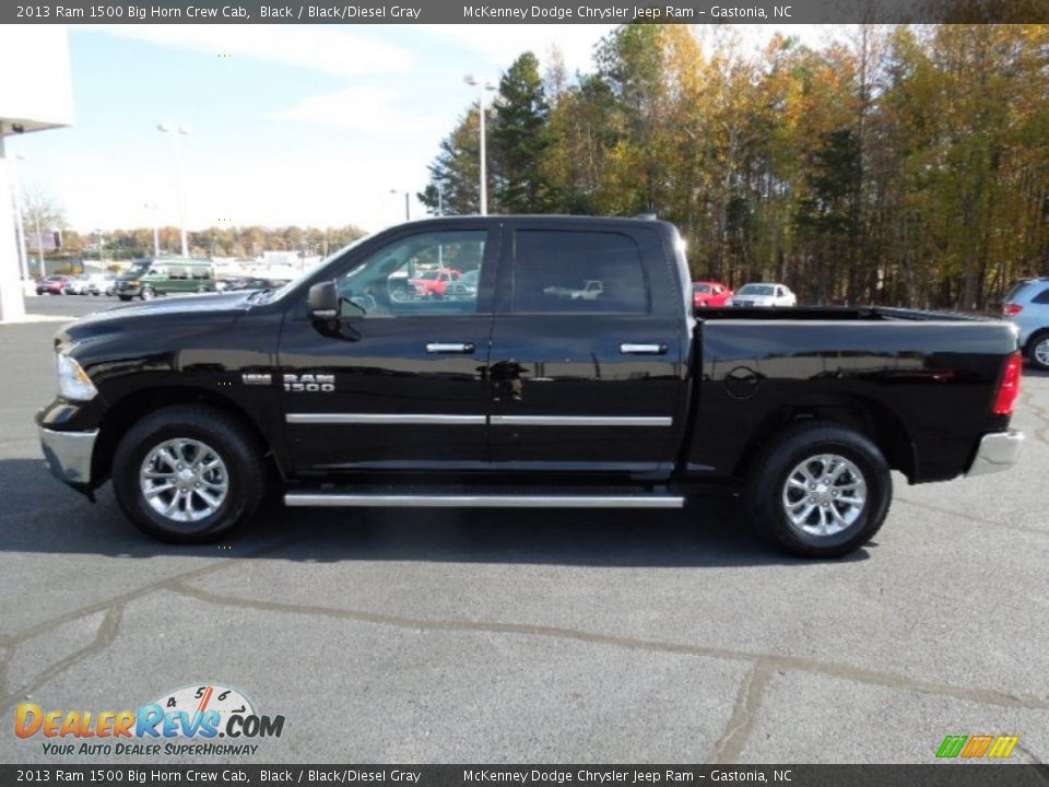 Black 2013 Ram 1500 Big Horn Crew Cab Photo #3