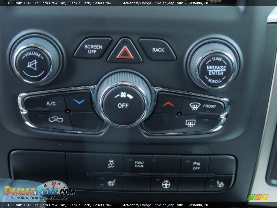 Controls of 2013 Ram 1500 Big Horn Crew Cab Photo #13