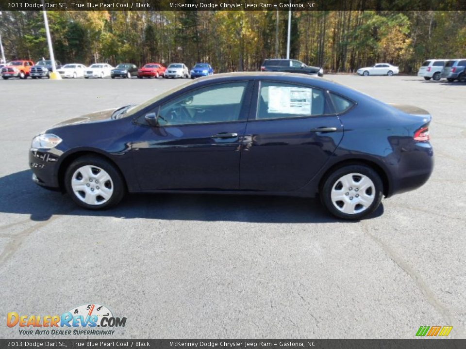 2013 Dodge Dart SE True Blue Pearl Coat / Black Photo #3