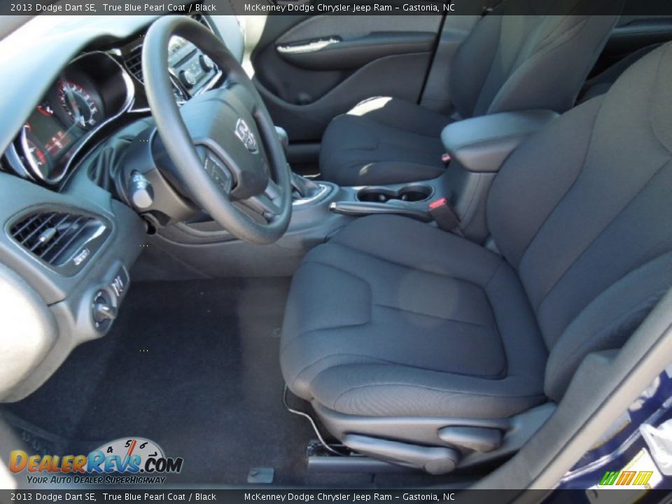 2013 Dodge Dart SE True Blue Pearl Coat / Black Photo #8