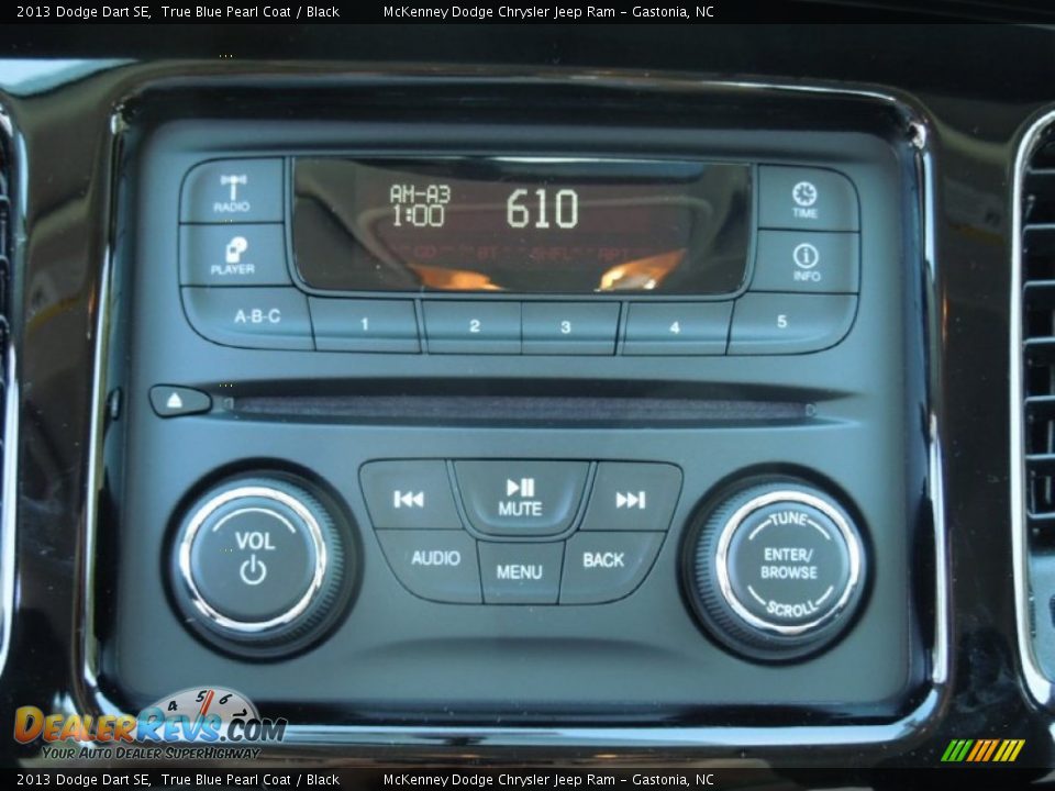 2013 Dodge Dart SE True Blue Pearl Coat / Black Photo #14