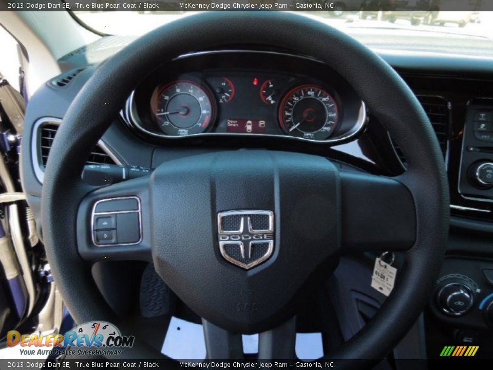 2013 Dodge Dart SE True Blue Pearl Coat / Black Photo #15