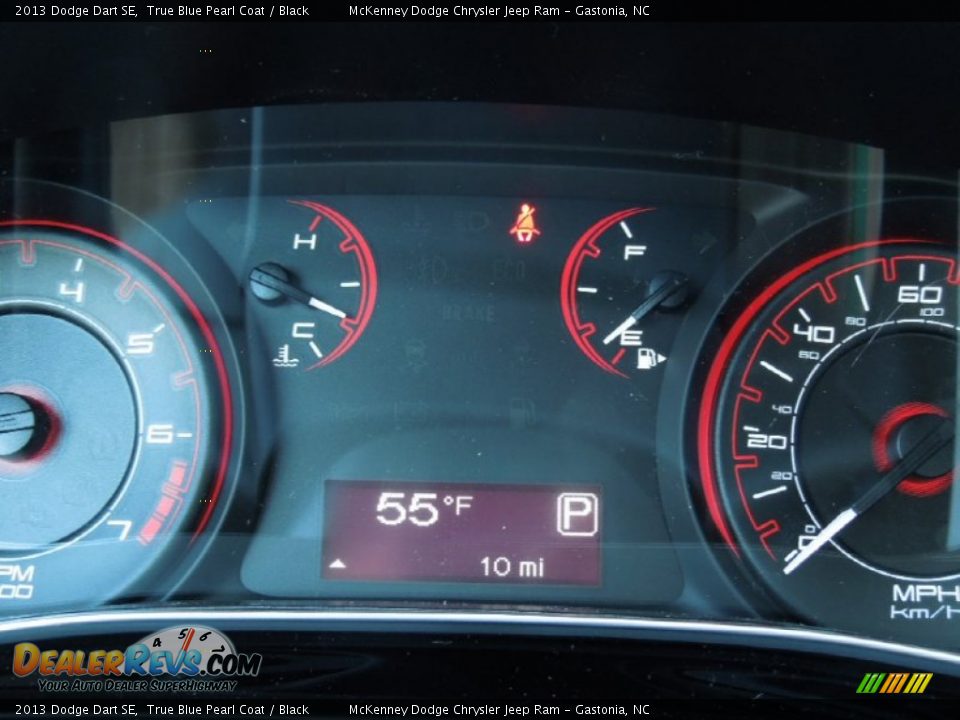 2013 Dodge Dart SE True Blue Pearl Coat / Black Photo #16