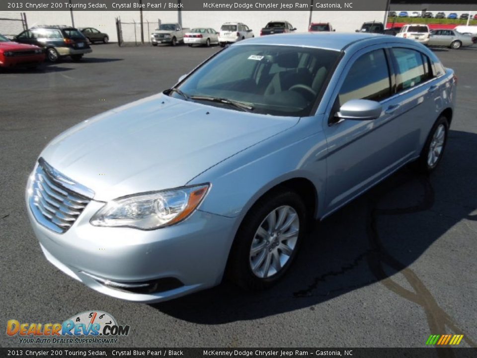 2013 Chrysler 200 Touring Sedan Crystal Blue Pearl / Black Photo #2
